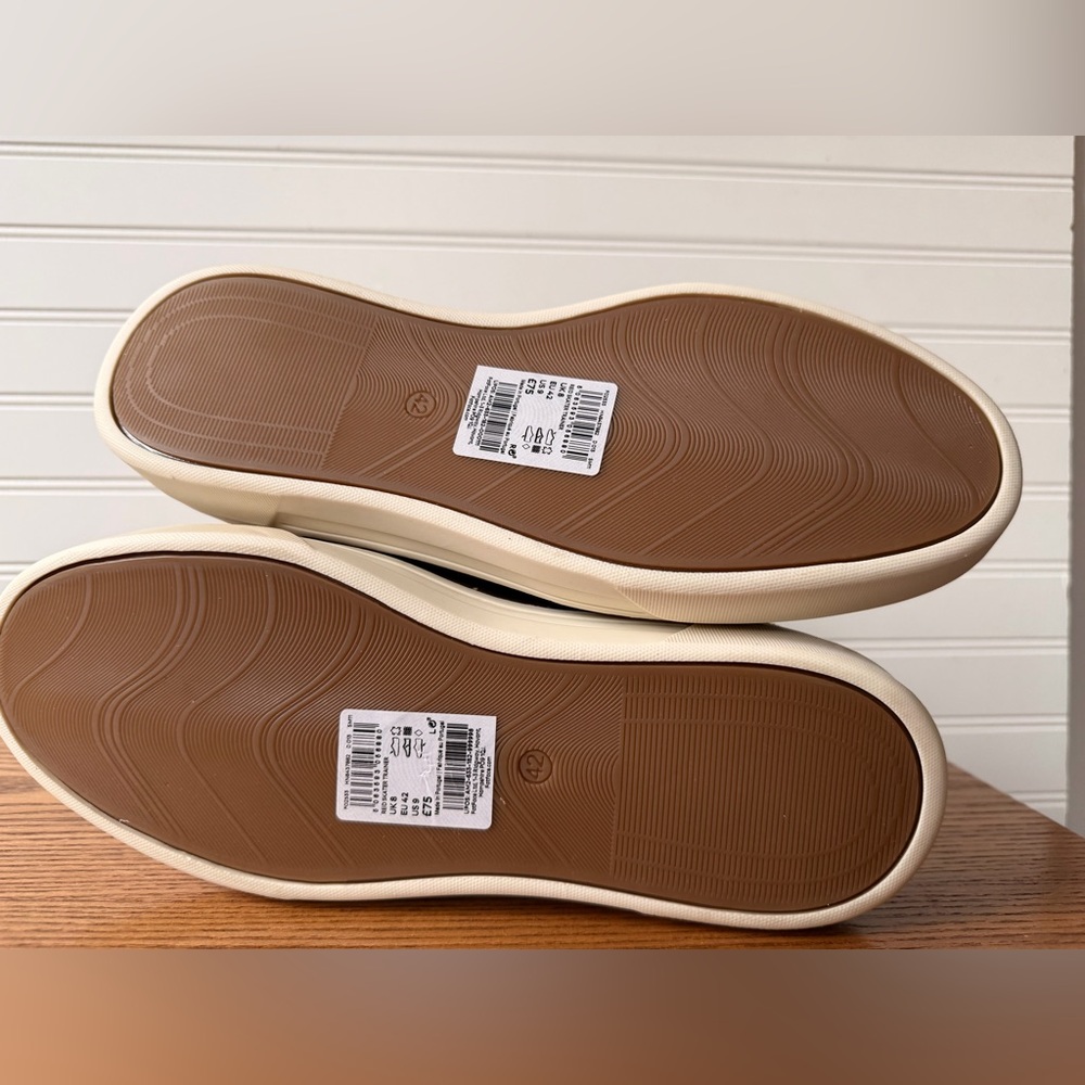 Fat Face Reid Skater Brown Leather Trainer NWOB - Picture 6 of 9